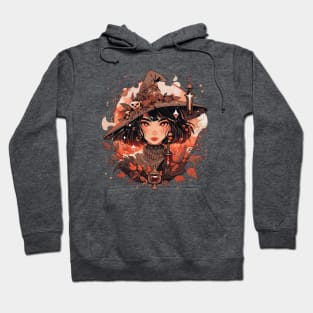 Witchy Halloween Lady Hoodie